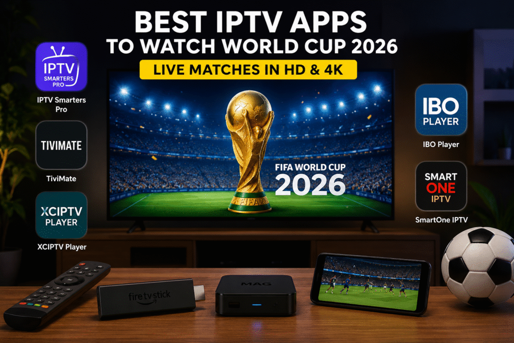 Best IPTV Apps for World Cup 2026 – Watch FIFA Matches Live in HD & 4K