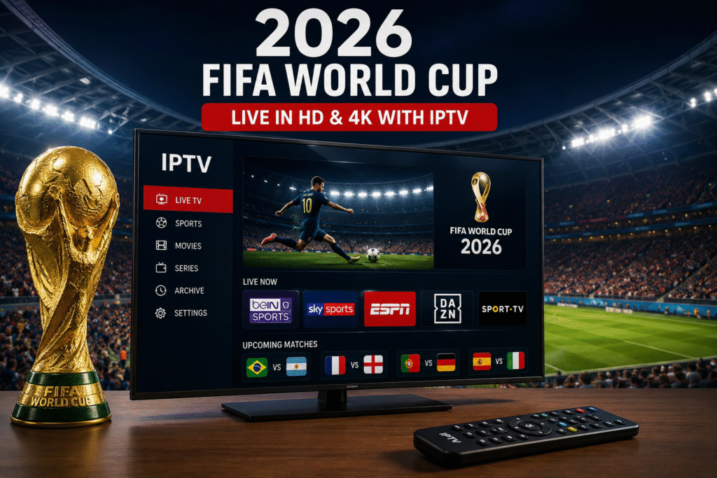 Best IPTV for Watching the 2026 FIFA World Cup Live in HD & 4K