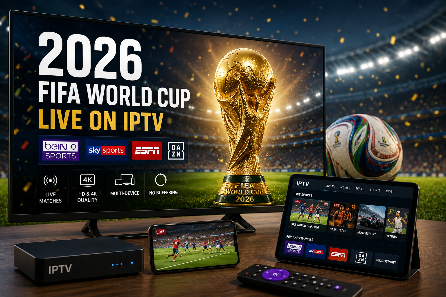 Best IPTV for Watching the 2026 FIFA World Cup Live in HD & 4K