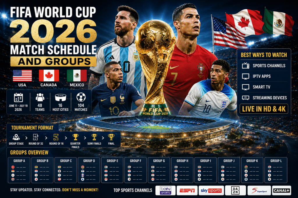 FIFA World Cup 2026 Match Schedule and Groups – Full Tournament Guide