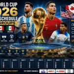 FIFA World Cup 2026 Match Schedule and Groups – Full Tournament Guide
