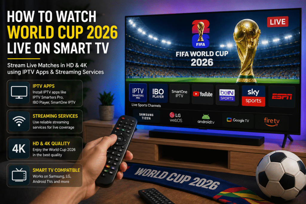 How to Watch World Cup 2026 Live on Smart TV – Easy IPTV Guide