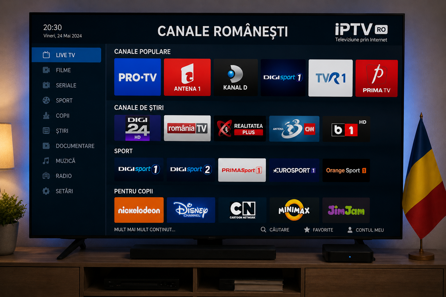 Canale românești disponibile în Germania prin IPTV